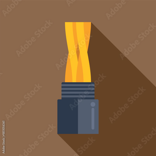 Fiber optic cable with twisted core representing digital high speed data connection