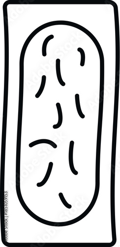 Foot file icon representing pedicure and foot care tool