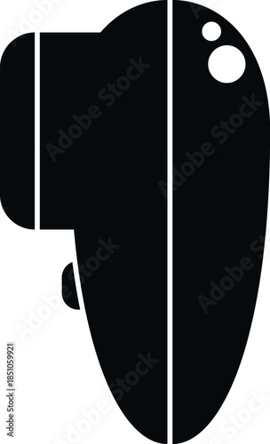 Epilator graphic icon representing body hair removal