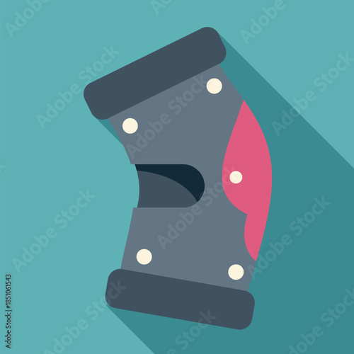 Knee brace providing support, protection and stability for healthcare and sportive recovery