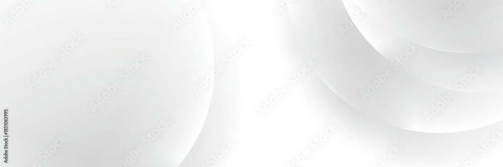 Fototapeta premium Abstract Futuristic 3d White Architecture Circular Concentric Background. White circle abstract background. Circular Building. Geometric technology design. White tunnel background. Interior Vector.