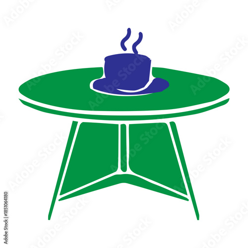Table With Coffee Cup
