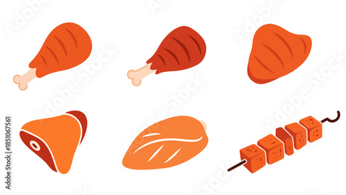 Fresh Assorted Chicken Drumsticks and Pieces for Cooking and Recipes