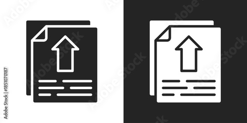 Release Icon In Black And White Glyph Style
