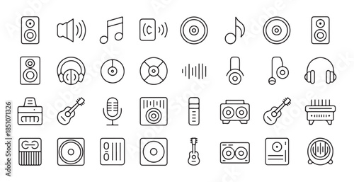 Visual representation of sound waves with playback controls, ideal for media player interfaces