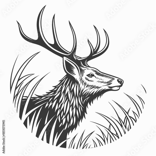 deer head silhouette