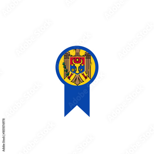 Moldova Batch Ribbon In Icon