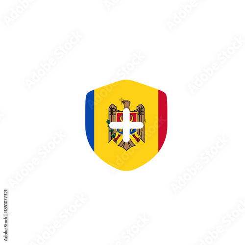 Moldova Shield Plus In Icon
