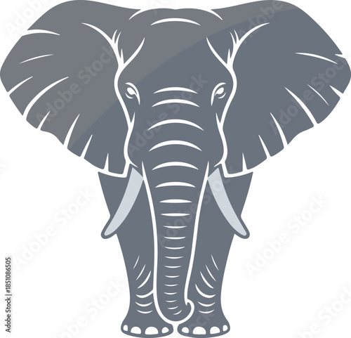 Elephant isolated on transparent background