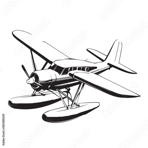 airplane isolated on white background