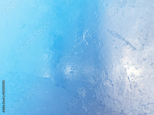 Blue ice background