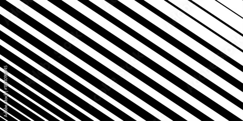 Dynamic abstract background .black color background with lines. traditional vertical striped background texture.. Isolated bar code on white background. Speed lines Flying particles Seamless pattern. 