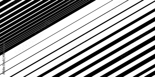 Dynamic abstract background .black color background with lines. traditional vertical striped background texture.. Isolated bar code on white background. Speed lines Flying particles Seamless pattern. 