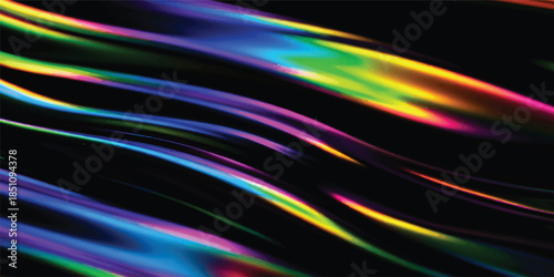 Abstract colorful background loop featuring a futuristic motion design with bright rainbow waves and glowing energy lines creating a high speed texture for a vibrant digital wallpaper