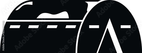 Refugee camp tent illustrating humanitarian aid and temporary shelter for displaced people