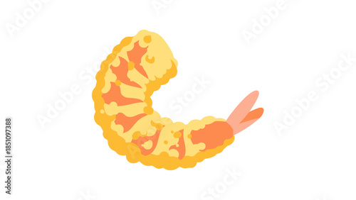 Close up of a vibrant caterpillar on a plant stem showcasing nature s detail