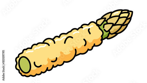 Freshly Cooked Tempura with Crisp Texture and Golden Color