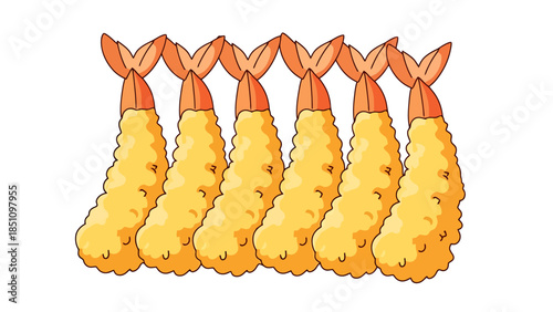 Freshly Cooked Deep Fried Shrimp with Crispy Golden Coating