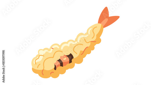 Close up of a delicious spiced shrimp dish served on a plate