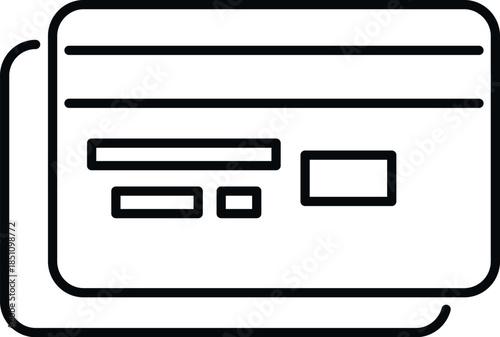 Credit card representing digital payment and finance transactions
