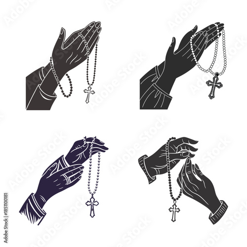 Hands With Rosary