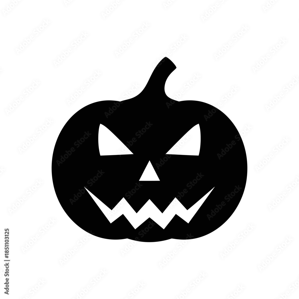 Fototapeta premium halloween pumpkin isolated on white