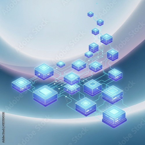 Futuristic Technology and Digital Innovation Concept