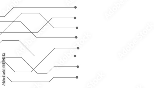 Abstract futuristic circuit board Illustration, Circuit board with various technology elements. Circuit board pattern for technology background. Vector illustration
