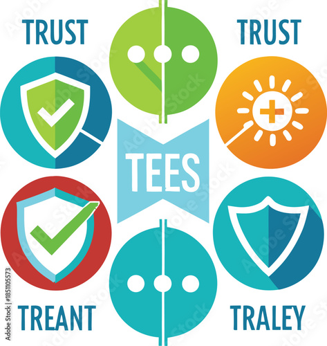 Teamwork and management line icons collection. Vector illustration eps10