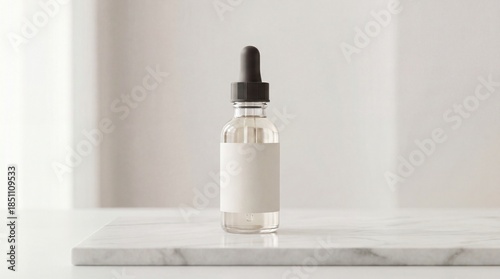A minimalist studio shot th...