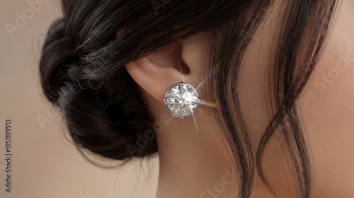 A close-up view of an elega...