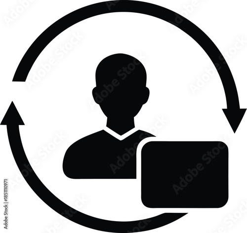 Continuous user interaction and data processing cycle with a personal digital device