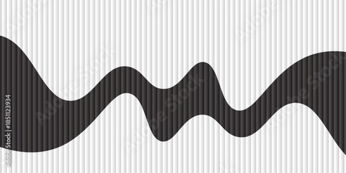 Vertical red and white stripes background. Seamless and repeating pattern. vector Eps 10