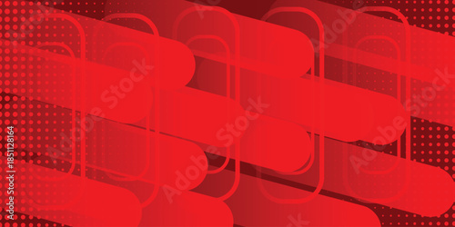 Abstract  Red modern background.  Technology futuristic concept.  Minimal shapes .Suit for poster, banner, brochure, cover, flyer vector illustration