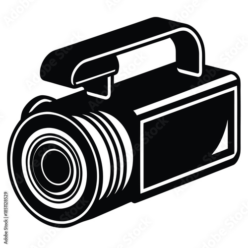 vector illustration of avideo chat camera3  video chat camera on white