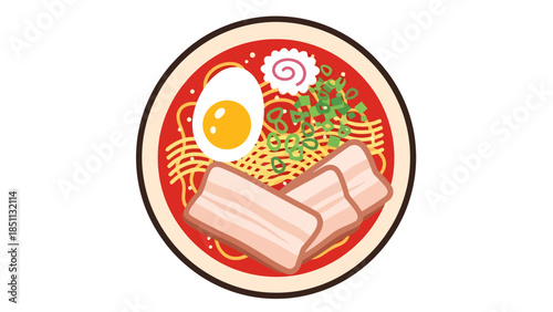 Traditional Japanese Breakfast with Rice Egg Fish and Vegetables