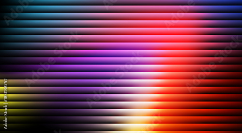 Abstract Background with Horizontal Lines and Glass Effect