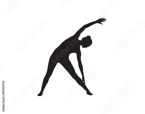 A woman flexing her muscles
