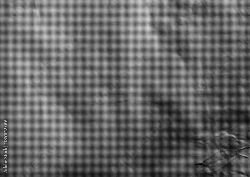 Large vector halftone vintage paper texture with a transparent background