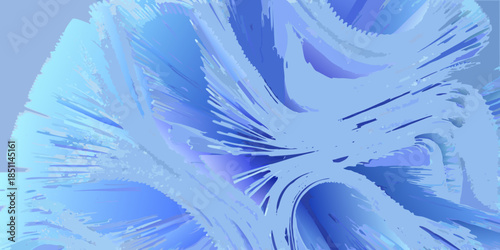 Abstract fluid art in shades of blue and lavender creating a swirling effect