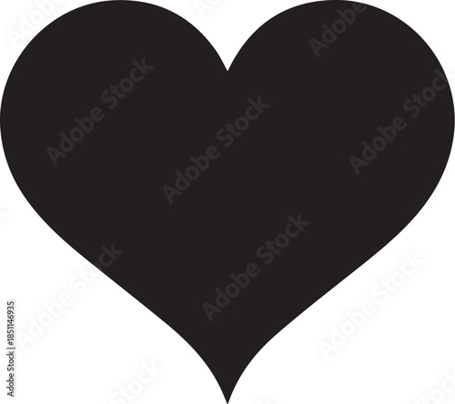 Romantic Couple Silhouette with Hearts on White Background