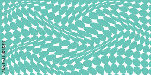 simple aqua dot wave pattern for banner poster background.