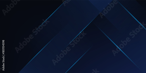 Abstract futuristic dark blue background with light and shadow. Eps10 vector