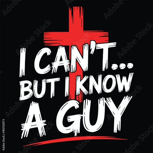 I Can't But I Know A Guy Icon Design