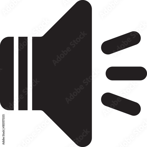 Speaker Volume Symbol Vector