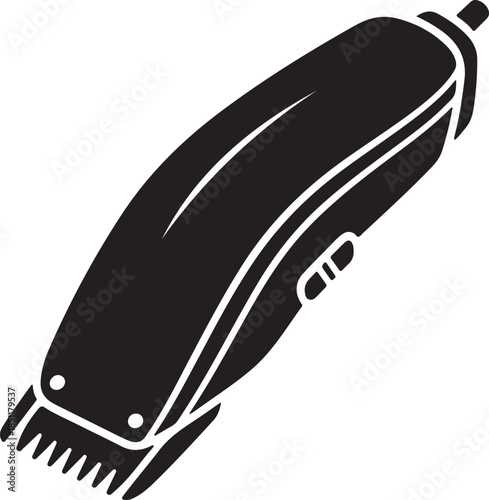 Professional Electric Hair Clippers and Cordless Beard Trimmer Icon for Men's Grooming