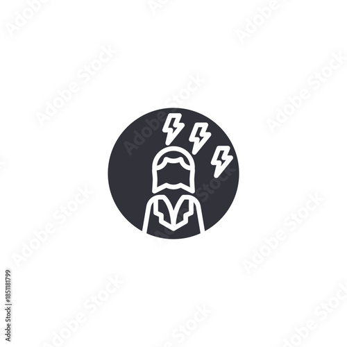 Customer service support icon symbolizing user assistance, relationship management, client satisfaction, and professional help.