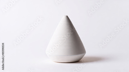 Wallpaper Mural Minimalist White Concrete Cone Torontodigital.ca