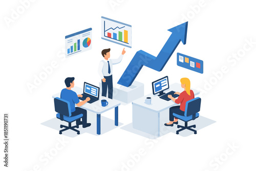 Crecimiento empresarial en un entorno moderno