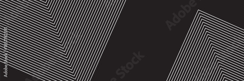Striped pattern of black parallel lines on a white background in retro style. Vector design element. Frame. Abstract vector background. Vector sport